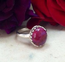 Sterling Silver Filagree Ring SZ 8 