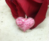 Sterling Silver Heart Bezel Pendant 