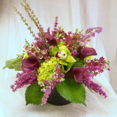 Straight Through the Heart Vased Arrangement Semi-Compact