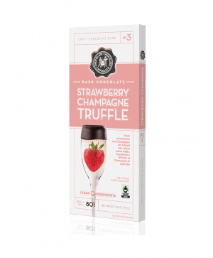Strawberry Champagne Tuffle Craft chocolate collection 