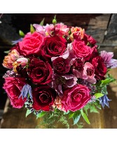 Strawberry fields  Compact floral arrangement