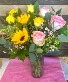Strawberry Lemonade Fresh Flower arrangement