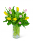 Strawberry Lemonade Tulips Flower Arrangement