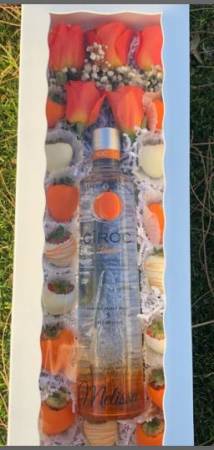 Strawberry/Liquor Box Rose Gift Box