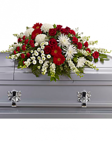 Strength and Wisdom Casket Spray  in Granger, IN | Yellow Rose Florist And Flower Basket