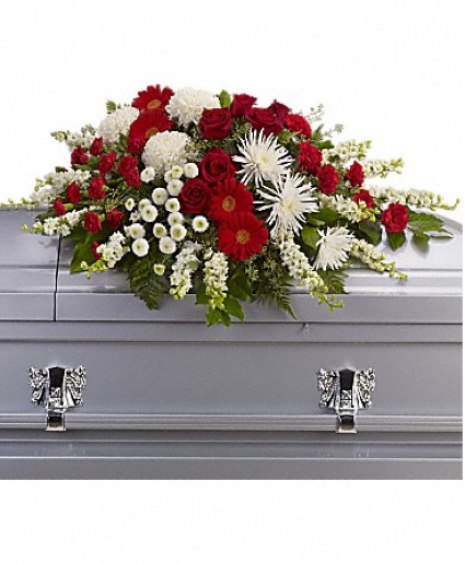 Strength and Wisdom Casket Spray
