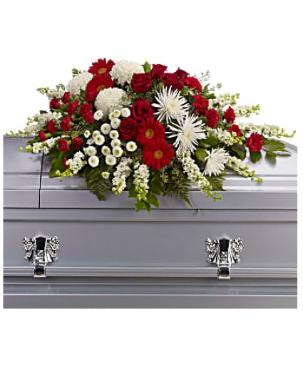 Strength and Wisdom Casket Spray 