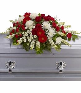 Strength and Wisdom Casket Spray H2423A