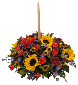 Striking Seasonal Sunflowers Centerpiece