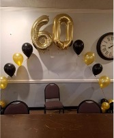 String of Pearl Arch Balloon Decor