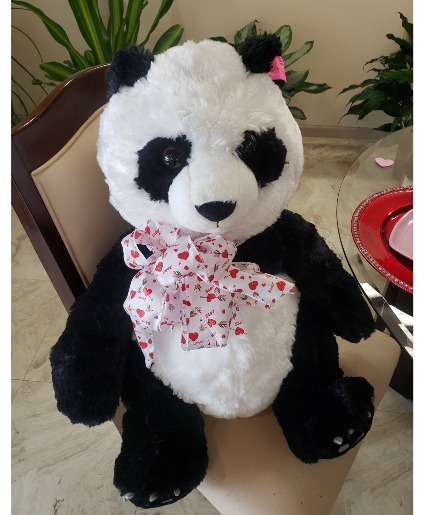 Stuffed panda bear