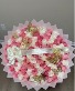 STUNNING PINK & WHITE LOVE  LOVE BOUQUET