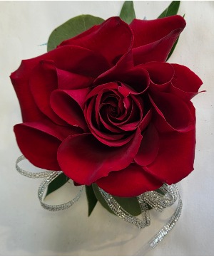 Stunning Red rose Wrist Corsage