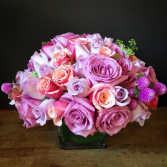 Stunning rose centerpiece  I love you to the moon and back 