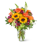 Stunning Seasonal Blooms Fresh Arrangement