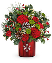 Stunning Snowflake Bouquet T22X600A by Teleflora
