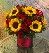 Stunning Sunflower Box Floral Box