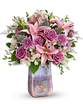 Stunning Swirls bouquet vase bouquet