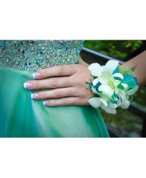 Stunning White Orchids Corsage