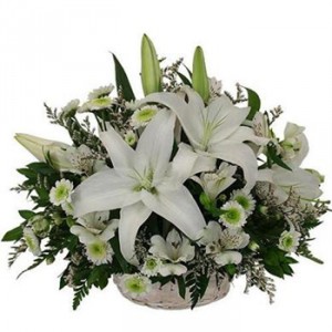 Sublime Lillies Funeral Flowers