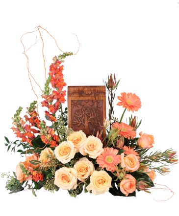 Sublime Reflection Cremation Flowers   (urn not included)  in Sonora, CA | SONORA FLORIST AND GIFTS