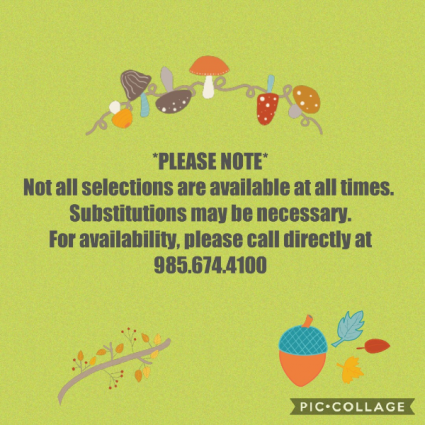 Substitutions Notice 