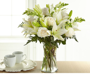 Subtle Elegance  Fresh arrangement in a vase 