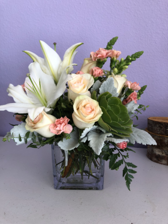 Succulent and Lily