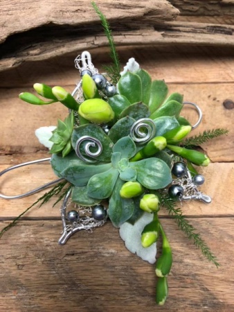 succulent corsage