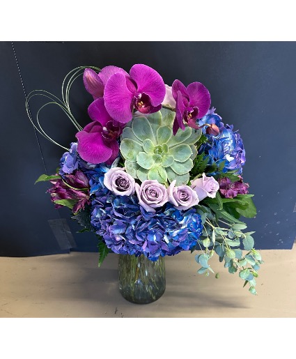 Succulent Symphony Vase Arrangement