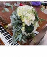 Succulent wedding bouquet  