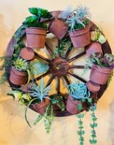 Succulent  Slik Wreath Gift ware