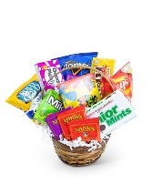 Sugar Rush Basket Flower Arrangement