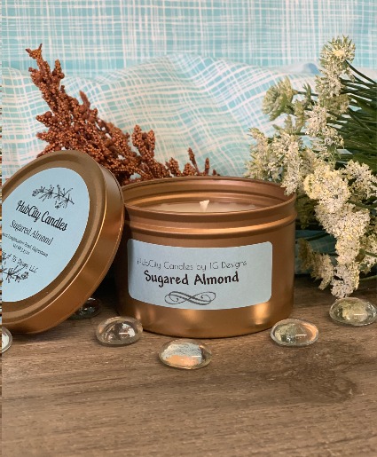 Sugared Almond Candle Tin 