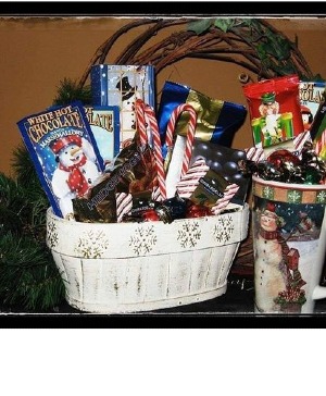 Sugarplum Christmas Basket Gift Basket