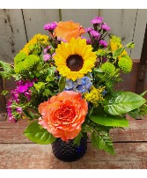 Summer Bloomers Vase Arrangement
