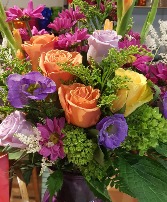 JEWEL TONES  BOUQUET No vase