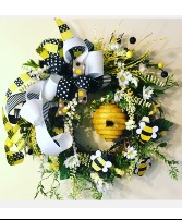Summer Bumble Bee Wreath - June 20th, 2024 MAKE AND TAKE WORKSHOP