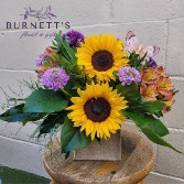 Summer Butterfly Garden Vase Arrangement