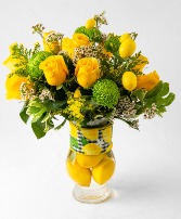 summer lemonade Vase Arrangement
