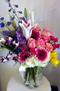 Bright floral mixed bouquet