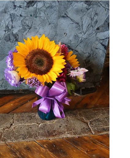 Summer mixed flowers by ROSE PETALS FLORIST