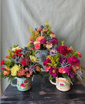 Summer Mug Assortment  in La Grande, OR | FITZGERALD FLOWERS