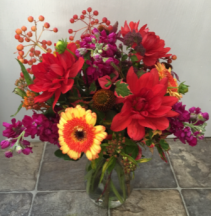 Summer Sizzle Vase Arrangement