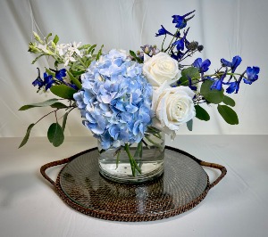 Blue Skies Vase Arrangement