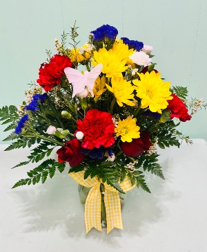 Summer Splash Vase of flowers