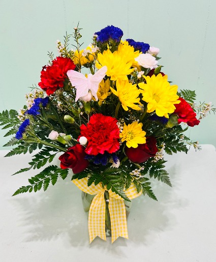 Summer Splash Vase of flowers