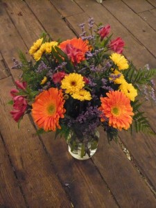 Gerbera Thoughts of You Mini Sunflowers, Alstromeria and Gerbera