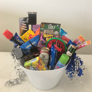 Summer Time Goodies Gift Basket in New Bern, NC | Tildy Floral Designs Summer Time Goodies Gift Basket in New Bern, NC | Tildy Floral Designs
