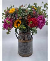 Summer Vibes vase/tin
